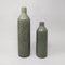 Italienische Grüne Keramik Vasen, 1970er, 2er Set 1