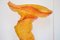 Orangefarbene Methacrylat Stehlampe mit drehbarem Gestell von Jacopo Foggini, 1998 2