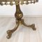 Gilt Metal and Marble Top Side Table, 1970s, Image 6