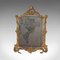 Vintage English Rococo Style Gilt & Glass Mirror, 1950s, Image 2