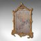 Vintage English Rococo Style Gilt & Glass Mirror, 1950s, Image 3