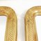 Mirrors with Giltwood Frames & Sgraffito Decoration, 1940s, Set of 2 4