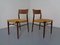 Chaises d'Appoint en Teck par Georg Leowald pour Wilkhahn, 1960s, Set de 4 7