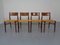 Teak Side Chairs by Georg Leowald for Wilkhahn, 1960s, Set of 4, Image 1