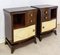 French Parchment Nightstands, 1940s, Set of 2 2