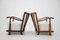 Danish Oak Armchairs, Denmark, 1950s, Set of 2 3