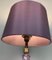 Purple Table Lamp from 1970s, 1950s 4
