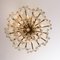 Ice Glass Light Fixtures from Kalmar, 2 Wall Scones and 2 Chandeliers, Set of 4 18