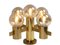 Brass Wall and Ceiling Lights by Hans Agne Jakobsson for Teka, Set of 2 2