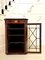 Antique Mahogany Inlaid Straight Front Hanging Corner Cabinet, Image 6