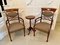 19th Century Victorian Mahogany Inlaid Desk Chairs, Set of 2 3