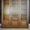 Art Deco Bookcase with Stained Glass Window, 1930s 7