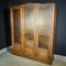 Art Deco Bookcase with Stained Glass Window, 1930s 2