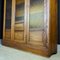 Art Deco Bookcase with Stained Glass Window, 1930s, Image 4