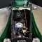 Vintage Motorized Green and Black Model Sportscar 15