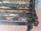 English Cast Iron Garden Bench, 1850s 7