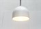 Mid-Century German Space Age White Pendant Lamp from Staff Leuchten 3