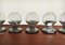 Vintage German Space Age Chrome & Glass Lamps by Motoko Ishii for Staff, Set of 3 6