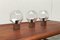 Vintage German Space Age Chrome & Glass Lamps by Motoko Ishii for Staff, Set of 4 7