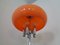 Italian Orange Plastic & Chrome Table Lamp, 1960s, Image 6