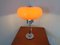 Lampe de Bureau en Plastique Orange et Chrome, Italie, 1960s 13