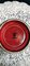 Bol Art Déco Rouge et Blanc en Céramique Vernis par Paul Milet pour Sevrès 16
