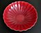 French Art Deco Red & White Glazed Ceramic Bowl by Paul Milet for Sevrès, Image 3