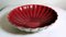 French Art Deco Red & White Glazed Ceramic Bowl by Paul Milet for Sevrès 2