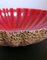 French Art Deco Red & White Glazed Ceramic Bowl by Paul Milet for Sevrès 9