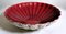 French Art Deco Red & White Glazed Ceramic Bowl by Paul Milet for Sevrès 1