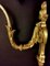 Ganchos / borceles antiguos de bronce cincelado y dorado. Juego de 2, Imagen 5
