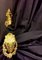 Ganchos / borceles antiguos de bronce cincelado y dorado. Juego de 2, Imagen 15