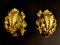 Ganci attaccapanni / incastri antichi in bronzo dorato e cesellato, set di 2, Immagine 9