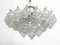 Frosted Glass Ball Tulipan Ceiling Lamp from Kalmar Franken KG, 1960s 2