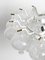 Frosted Glass Ball Tulipan Ceiling Lamp from Kalmar Franken KG, 1960s 13