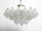 Frosted Glass Ball Tulipan Ceiling Lamp from Kalmar Franken KG, 1960s 1