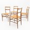 Italian Superleggera Dining Chairs by Gio Ponti, 1950s, Set of 4 2