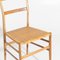 Italian Superleggera Dining Chairs by Gio Ponti, 1950s, Set of 4, Image 4