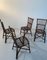 Mid-Century Bamboo Dining Table & Chairs Set, Set of 5, Image 6