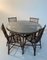 Mid-Century Bamboo Dining Table & Chairs Set, Set of 5 4