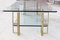 Brass & Tempered Glass Coffee Table by Peter Ghyczy, 1970s, Image 5