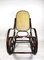 Rocking Chair Vintage Marron par Michael Thonet 10