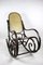 Rocking Chair Vintage Marron par Michael Thonet 2