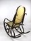 Rocking Chair Vintage Marron par Michael Thonet 9