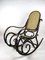 Sedia a dondolo vintage marrone di Michael Thonet, Immagine 4