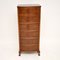 Slim Vintage Bow Front Chest of Drawers 5