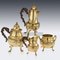 French Silver-Gilt Tea Set from Maison Cardeilhac, 19th Century, Set of 4 28