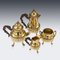 French Silver-Gilt Tea Set from Maison Cardeilhac, 19th Century, Set of 4 27