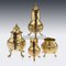 French Silver-Gilt Tea Set from Maison Cardeilhac, 19th Century, Set of 4 29
