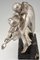Art Deco Bronzeskulptur kubistischer Tänzer Pierrot und Colombine von Thomas François Cartier, 1930er 7